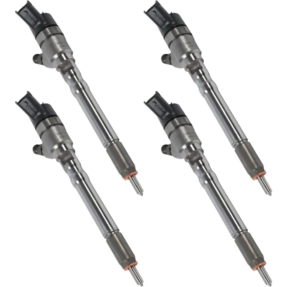 4Pcs Diesel Fuel Injector Replacement 0445110290 33800-27900 for Hyundai Tucson for Kia Sportage 2.0 CRDi 04-10 Engine