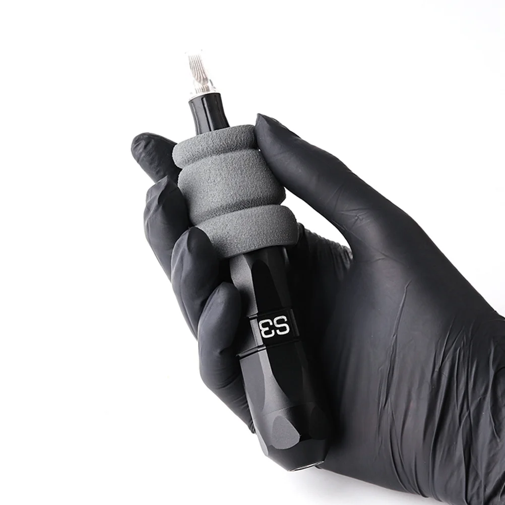 10 قطعة غطاء التخميد 31 مللي متر المضادة للصدمات الإسفنج غطاء مقبض الإسفنج قبضة لفناني الوشم مرنة استبدال أداة ملحق #5