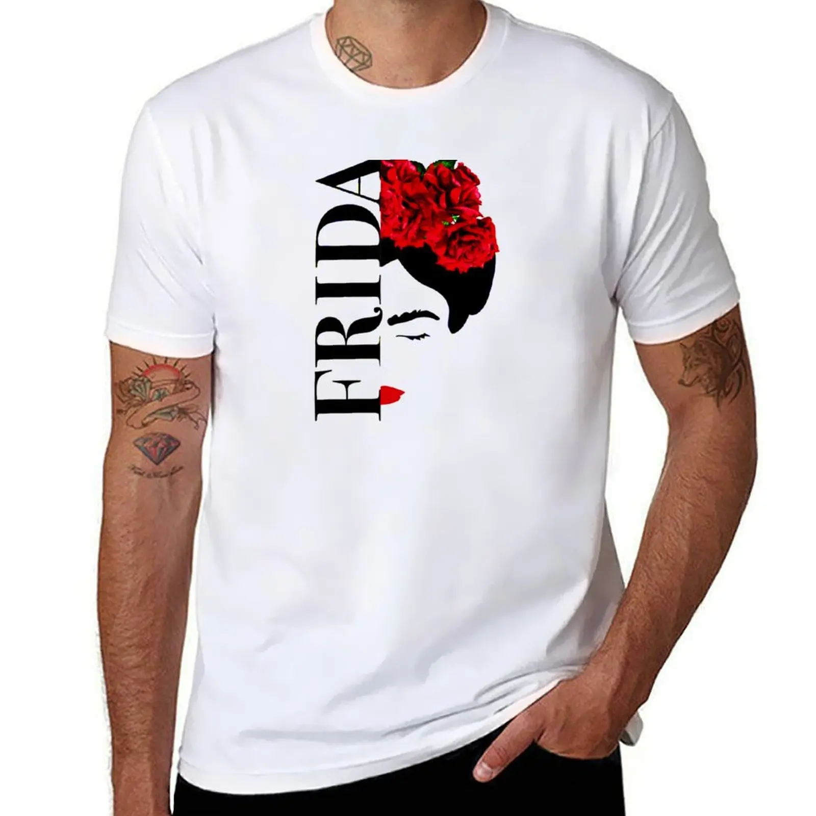 

graphic man man shirts shirts Red cotton Lips for for t soft t T-Shirt funny