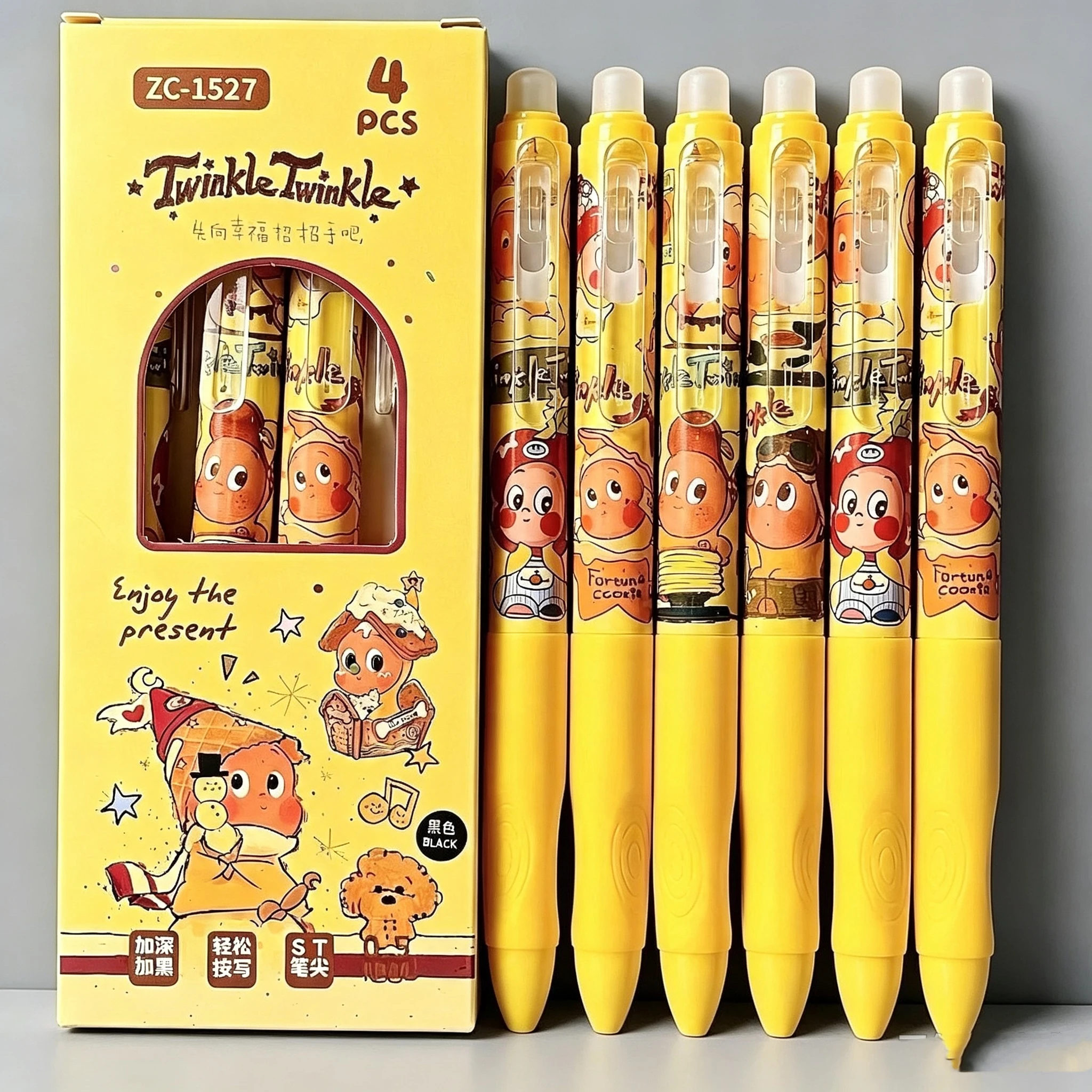 4PcsCute Starman Retractable E - огляд і ціна Retractable Eraser Pen Click