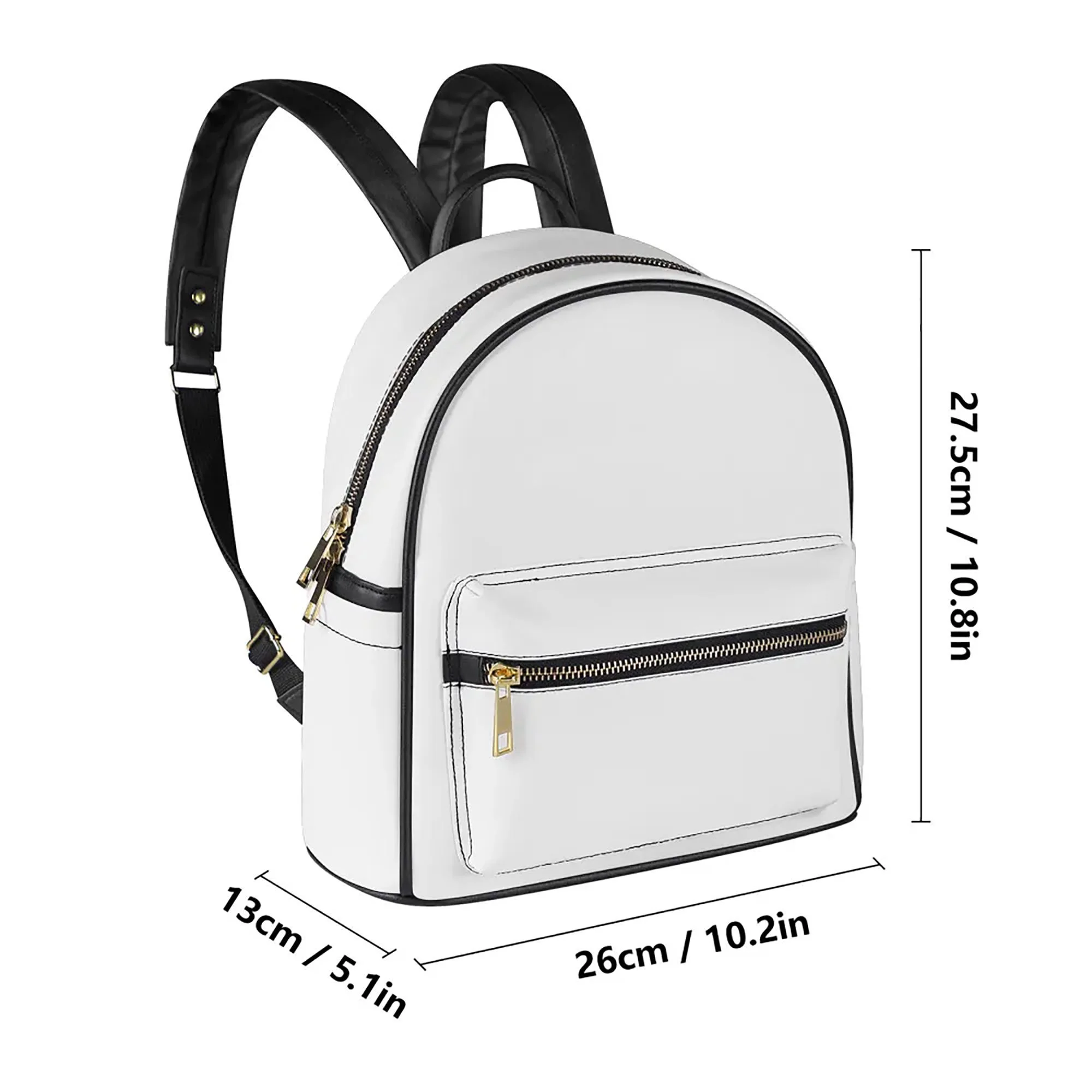 Customizable Best Selling Vintage Green Camo Print PU Leather Backpack Cloud Camo Backpack with Front Pocket for Lady Daily Use