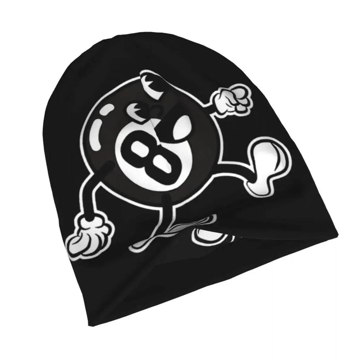 billiard Skullies Beanies Caps Cartoon 8Ball Thin Hat Autumn Spring Bonnet Hats Men Women's Street Ski Cap