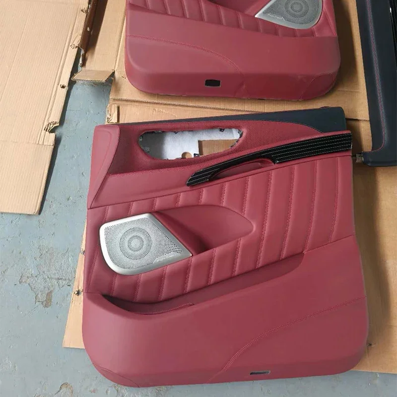 ل Vito Metris 2016-2023 الفاخرة الداخلية البلاستيك ترقية الملحقات لوحة القيادة مسند ذراعين للمقعد وحدة التحكم صندوق الطابق