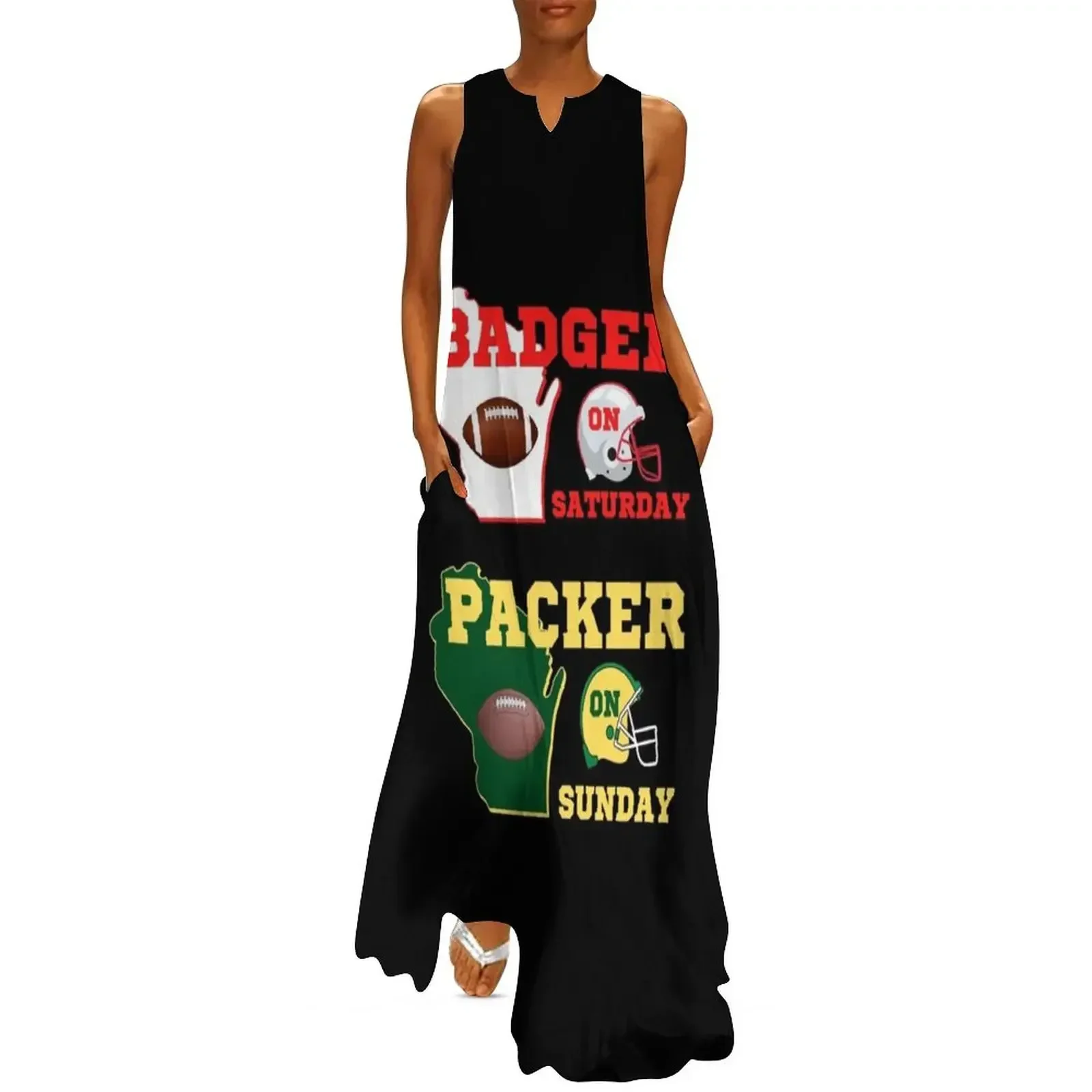 

Badger On Saturday Packer On Sunday Long Dress clothes dresses for official occasions Women's evening dress Dress
