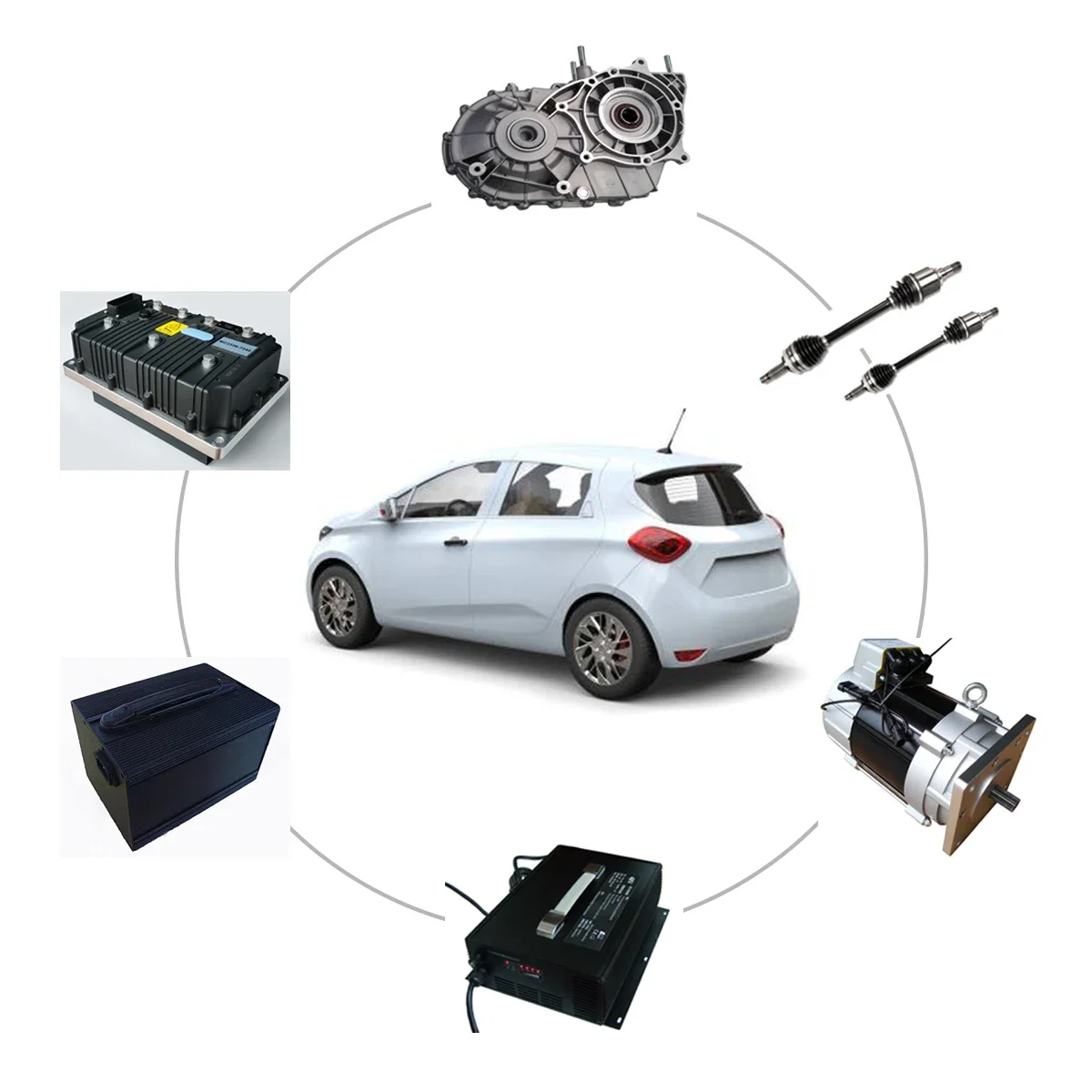 10kW 80V Elektrikli Motor Araba EV Conversion Kit