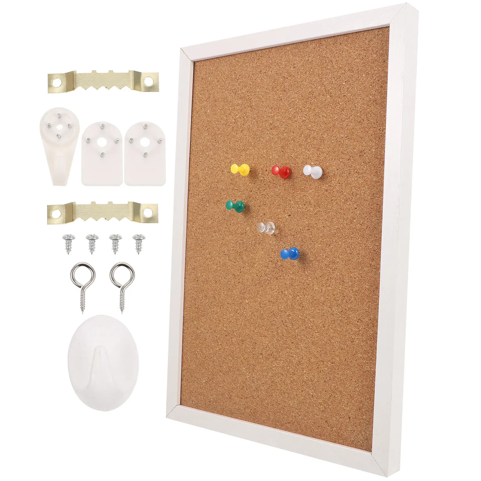 

1 шт. Настенная пробковая доска-рамка 30x30 см для дома, офиса, школы, для фотографий и документов, органайзер