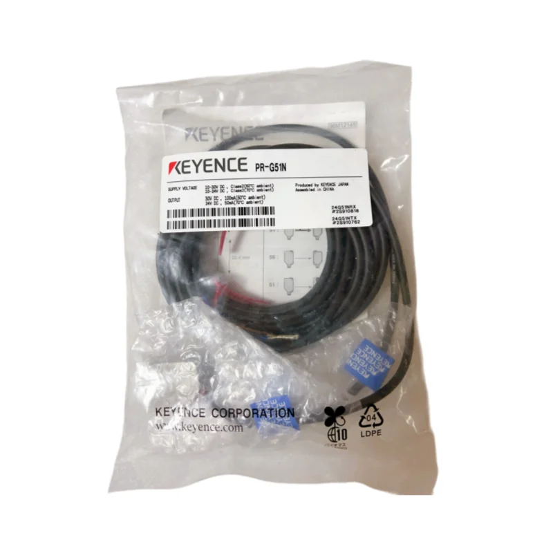 KEYENCE PR-G51N PR-G41N PR-G56N PR-G61P Photoelectric Sensor Penetration Cable Type 30m Used for Offset Detection in Stock