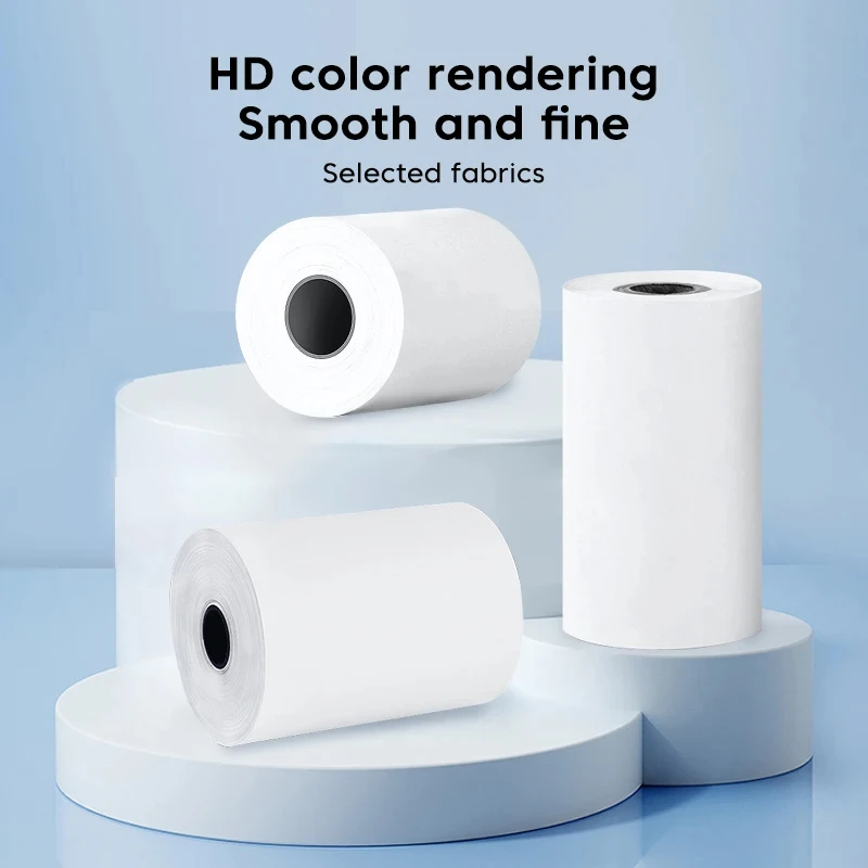 57MM Rolls Mini Printer Thermal Paper Label Sticker Self-adhesive Printing Paper For Mini Printer Kids Instant Print Camera