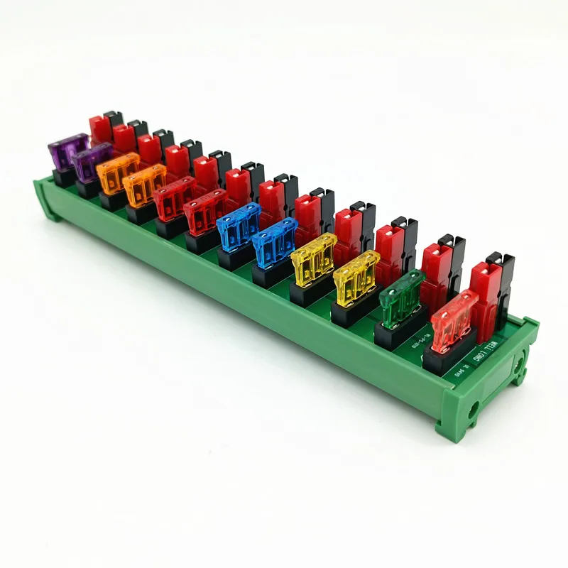 PS-11 DIN Rail Mounting  12-Port Power Splitter Anderson Connector Distributor DC36V 45A.