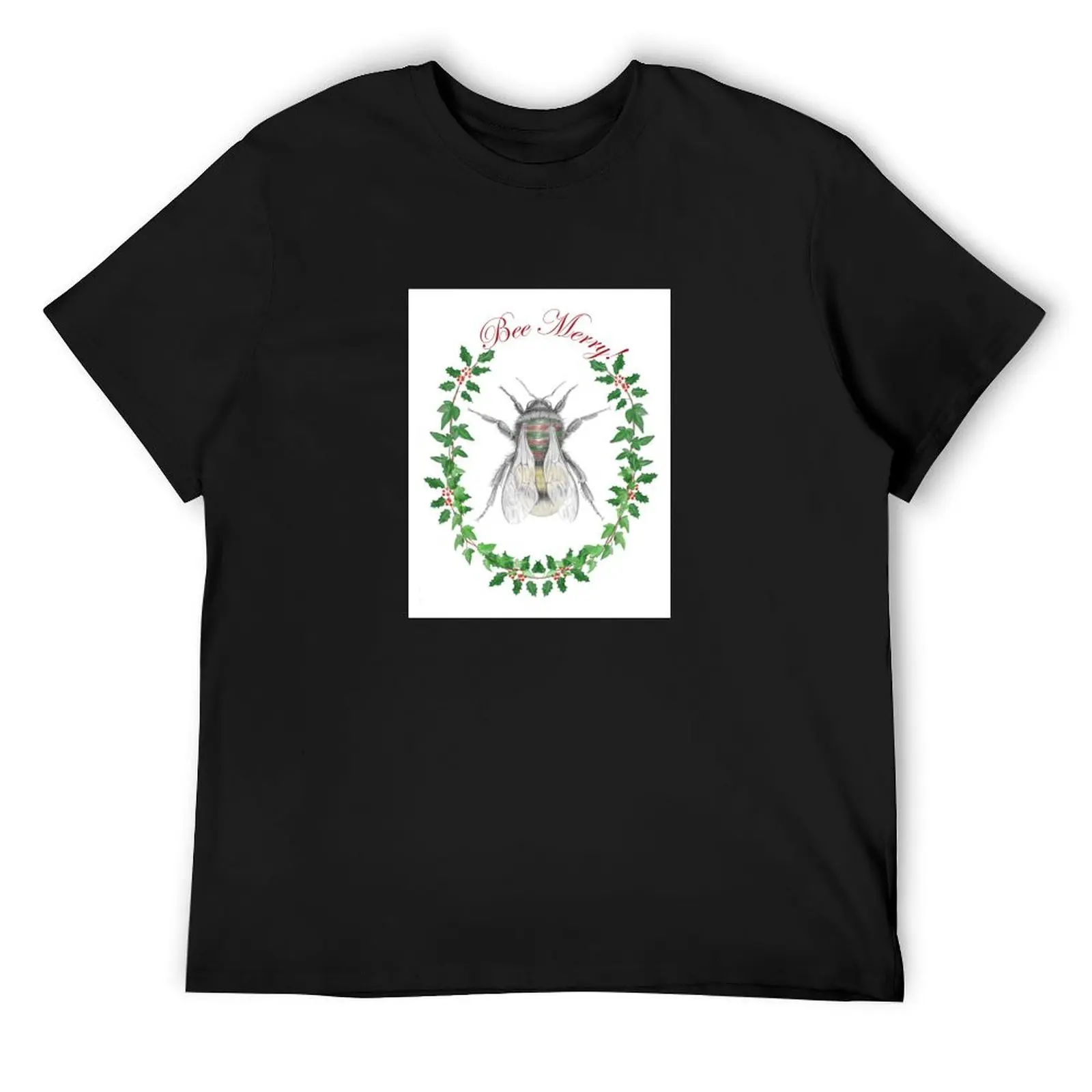 

Bee Merry! T-Shirt customizeds hippie clothes blue archive custom t shirt mens designer clothes