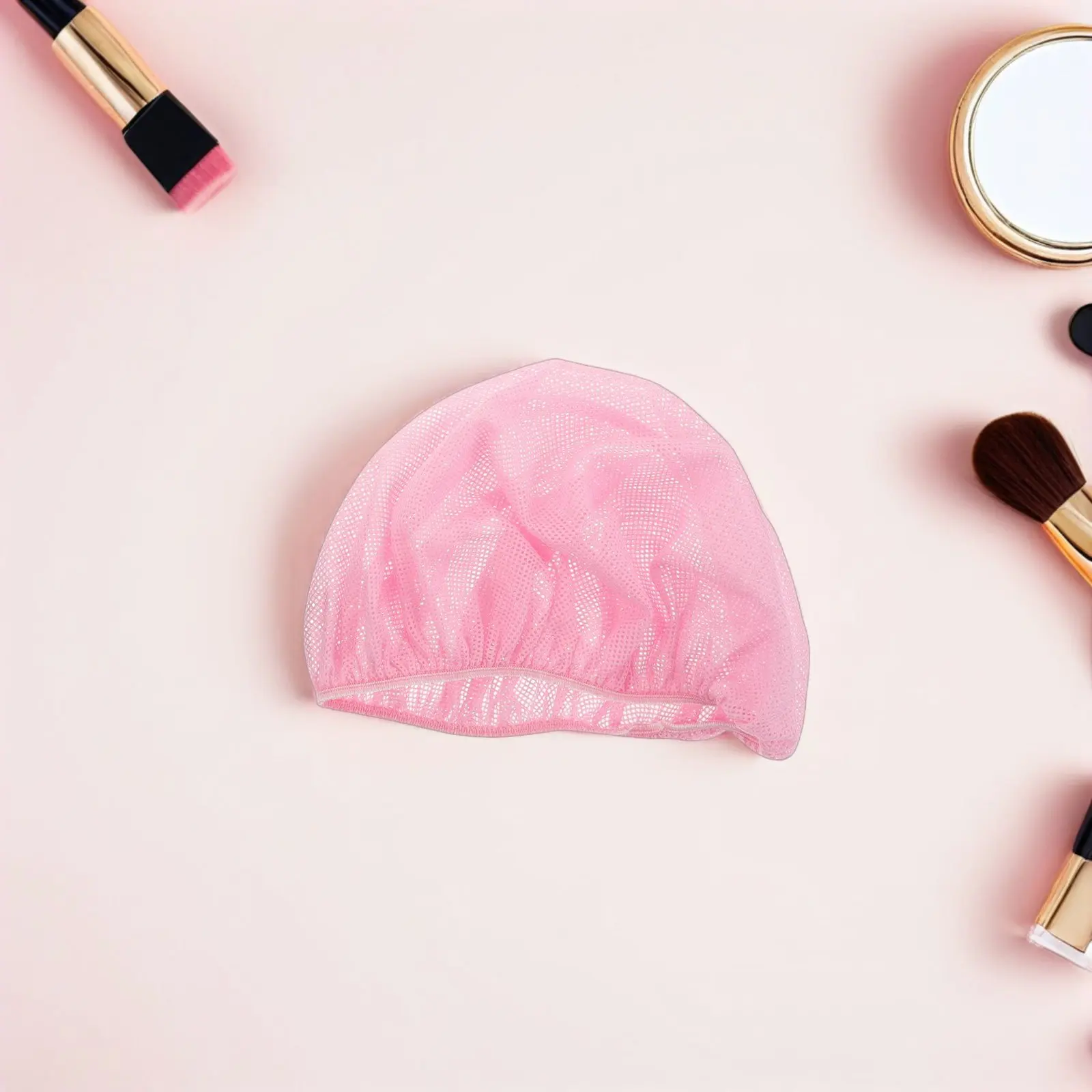 

Набор из 4 эластичных сетчатых шапочек для сна: дышащие ночные колпаки для ухода за волосами для женщин, мужчин и девочек