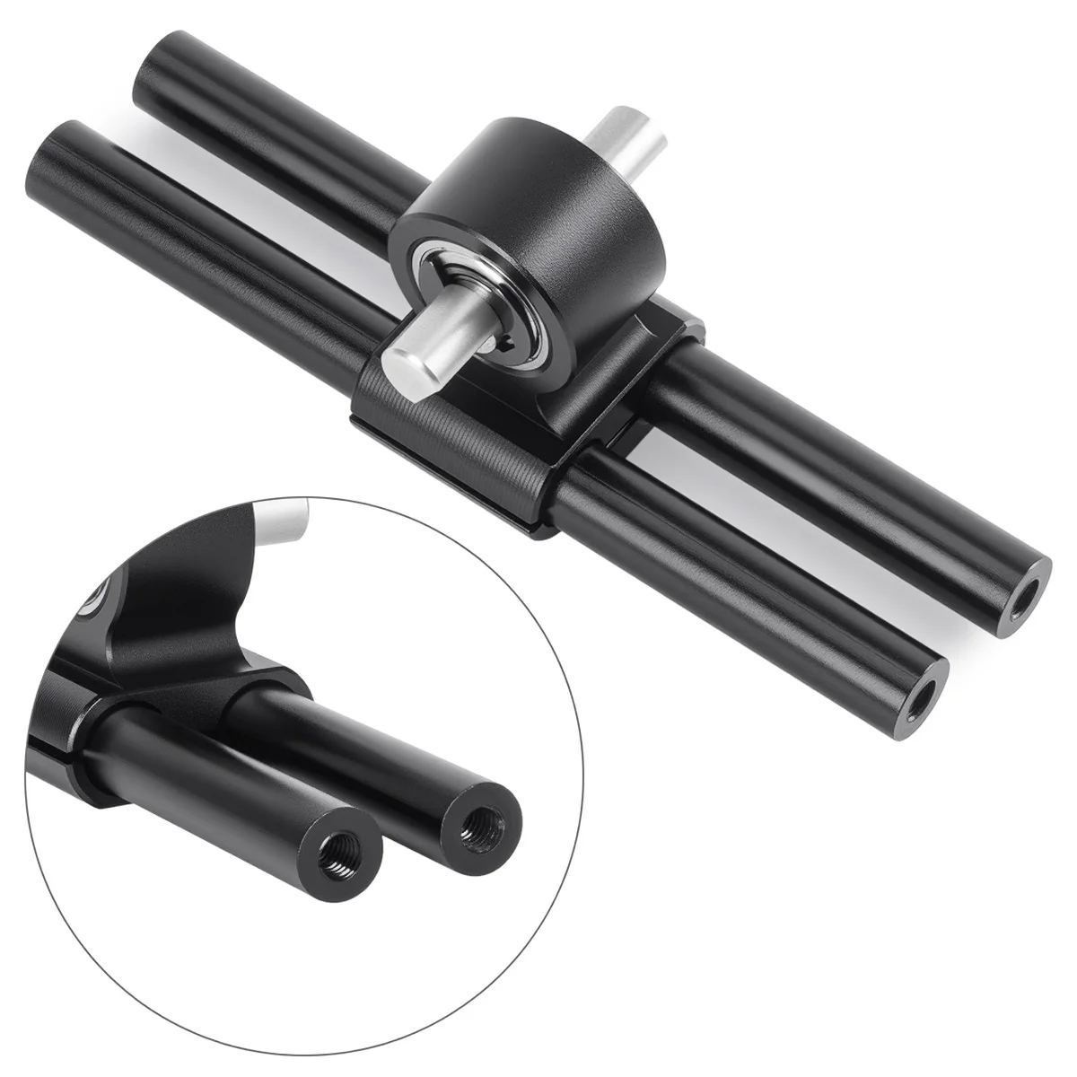 70mm Adjustable Carrier Bearing Assembly for LCG 1/10 Crawler Chassis – Aluminum Cross Member for Cheater Rigs Comp Builds
