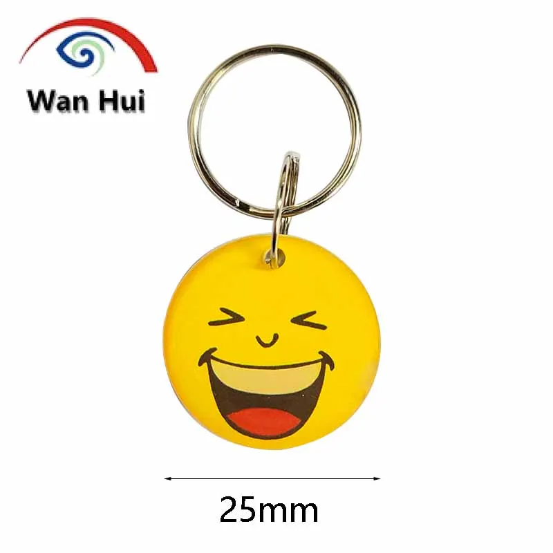 10Pcs EM4305 T5577 Epoxy Card RFID Key Fob Keychain Contactless ID Token 125KHz Tag Blank Copy Cloning Rewritable Waterproof