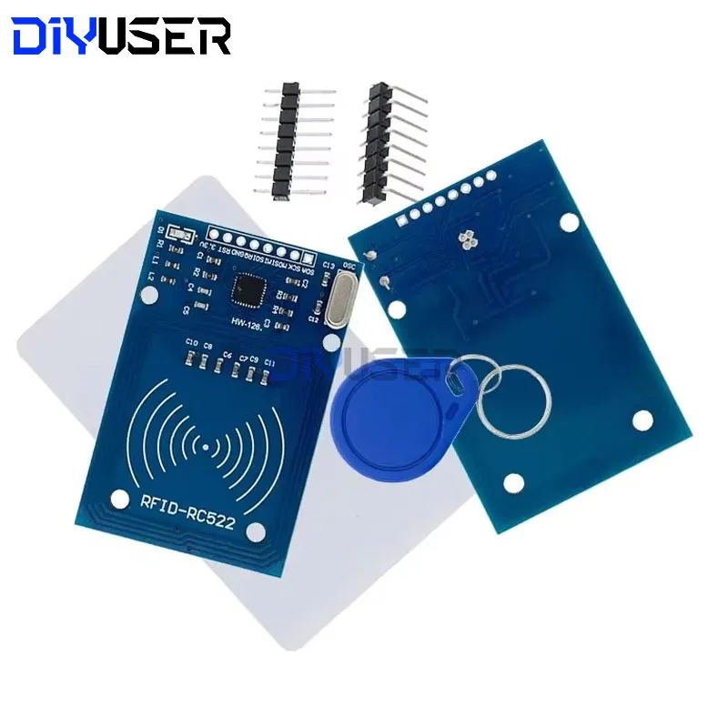 DIYUSER MFRC-522 RC-522 RC522 Antenna RFID IC Wireless Module For IC KEY SPI Writer Reader IC Card Proximity Module