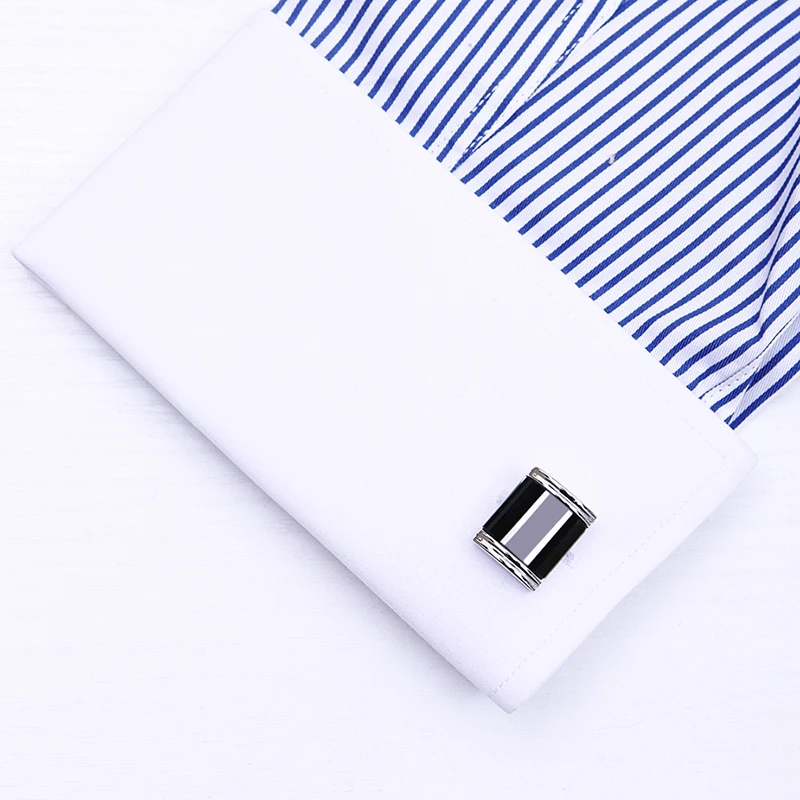 KFLK مجوهرات أزرار أكمام قميص فرنسي للرجال ماركة الكفة رابط الجملة زر جودة عالية أسود الزفاف الذكور هدية الضيوف #5