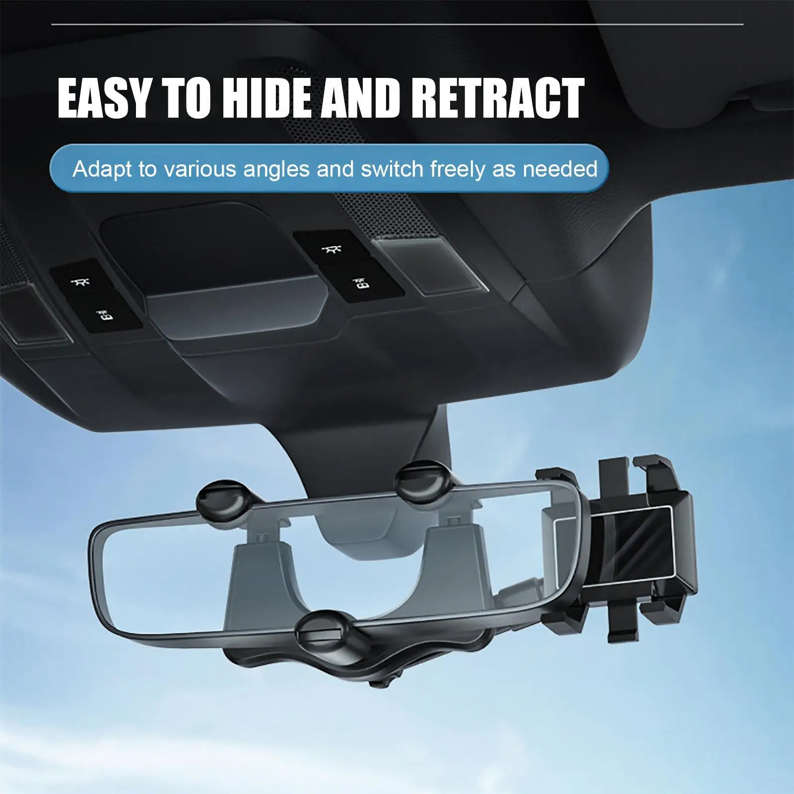 

Retractable Car Mobile Phone Holder Smartphone Mount Bracket Windscreen Support Car Mobile Port Bracket Supplies