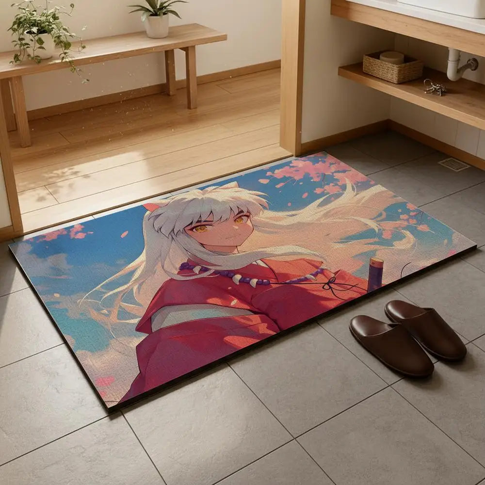 Floor Mat Diatomaceous Earth Bath Mat, QuickDrying, Water Absorb，MultiScene Household Floor Mat I-Inuyasha