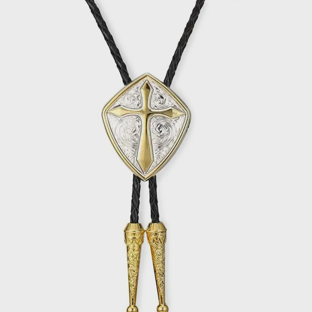 

Vintage Western Bolo Tie Necklace Men Women Elegant Cowgirl Jewelry Western Choker Bolero Ties Men