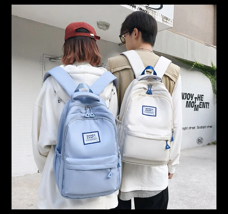 

Крутой студенческий водонепроницаемый рюкзак из нейлоновой ткани, японский студенческий рюкзак, школьный рюкзак большой вместимости