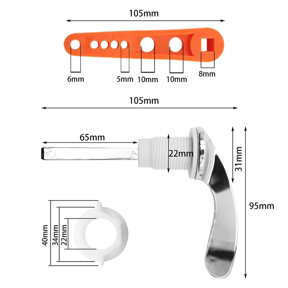 

Бачок для смыва, бачок для унитаза, ручка для унитаза, 1 шт., аксессуары, металлический сменный цинковый сплав для унитаза с покрытием