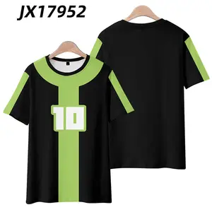 Ben10 تي شيرت أنيمي رجالي ونسائي قصير الأكمام تي شيرت ملابس حفلات كبيرة جدا تي شيرت بنات جديد 2022 أفضل 8 ملابس مبيعا بن 10 - No8
