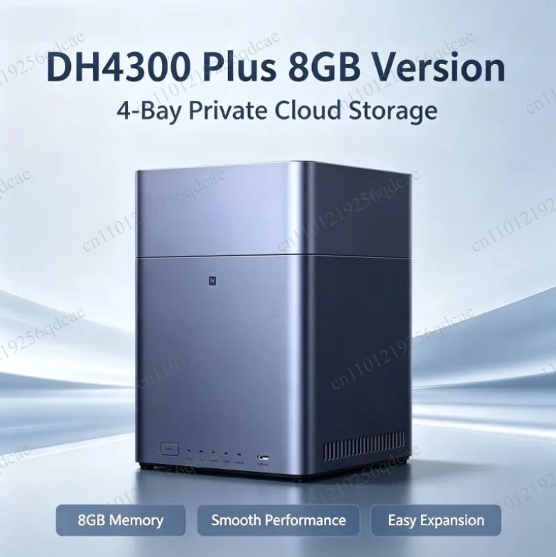 Dh4300 Plus New Four-bay Nas Network Storage Server, nfc One-touch Connection Hot Selling Products Hard Drives Not Included.