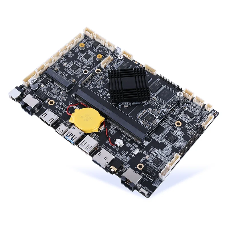 Touchthink eDP LVDS output android rk3399 industrial computer motherboard 4gb with 3G/4G Ethernet TF card GPS WIFI BT