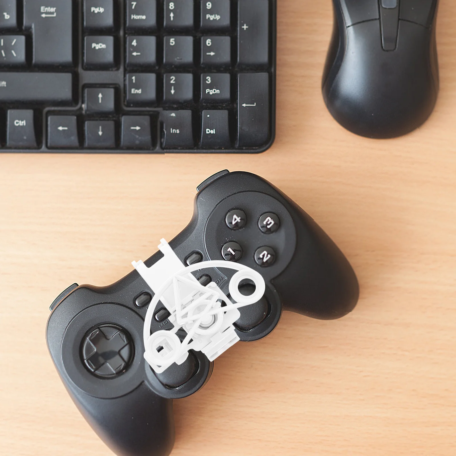 

Mini Steering Wheel Gaming Controller Attachment Portable Driving Replacement