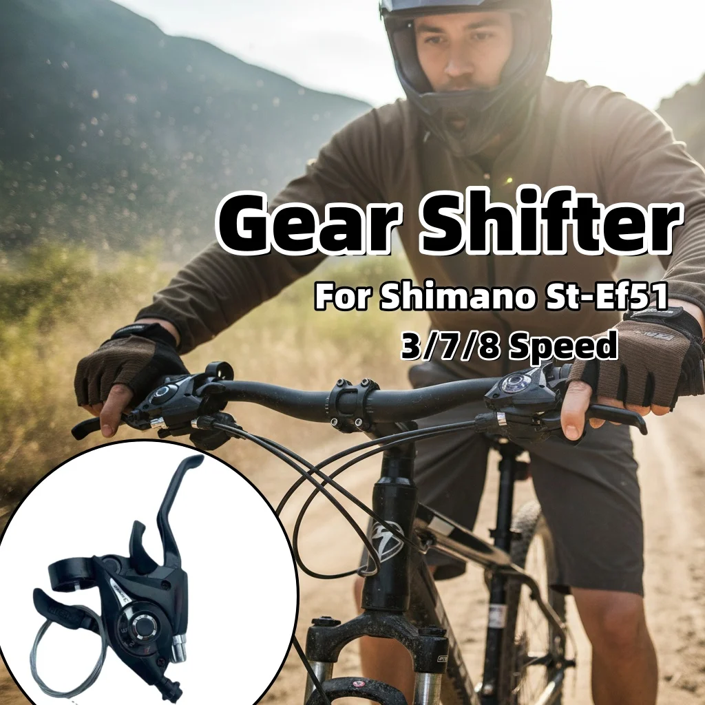 

Motorcycle Gear Shifter Replacement 3/7/8/ Speed V-Brake Lever Speed Bike Mtb Motorbike Brakes Parts For Shimano St-Ef51