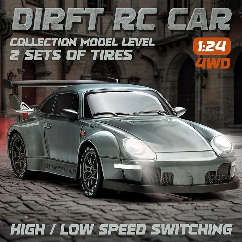 TK Hot Selling 1:24 RC Remote Control Car Ratio 4WD High-speed Professional Drift Car Racing R Children Remote Control Car
