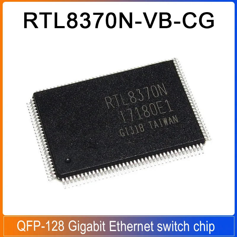 1-5PCS RTL8370N RTL8370N-VB-CG QFP-128 RTL8370 Gigabit Ethernet switch chip