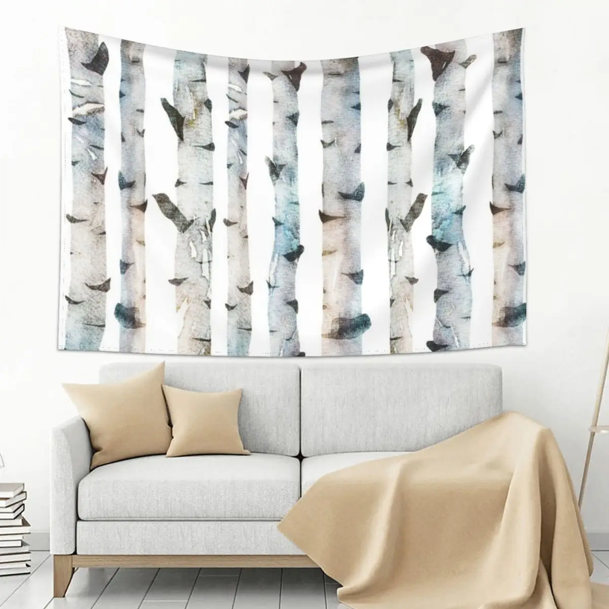 

Birch trees Tapestry Wall Mural Decoration For Home For Bedroom Tapestry
