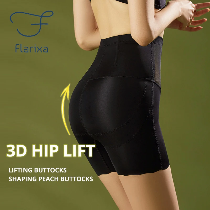 Flarixa Seamless Tummy Control Panties High Waist Shaping Underwear Women Postpartum Shapewear Breathable Buttocks Lift Boxers