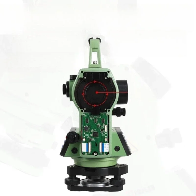 High-precision electronic theodolite upper and lower point angle measurement pointing