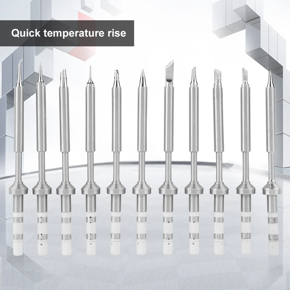 

Mini Pen Type Stainless Steel Soldering Iron Tips Replacement for TS100 Soldering Iron Mini Soldering Iron Tip