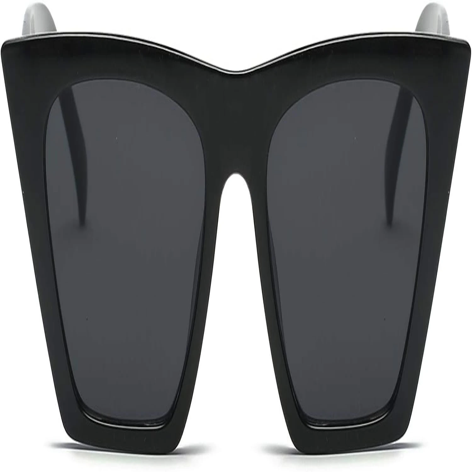 

FEISEDY Vintage Elegant Retro Style Trendy Square Cat Eye Sunglasses for Women - Stylish Chic Cateye Shades B2473