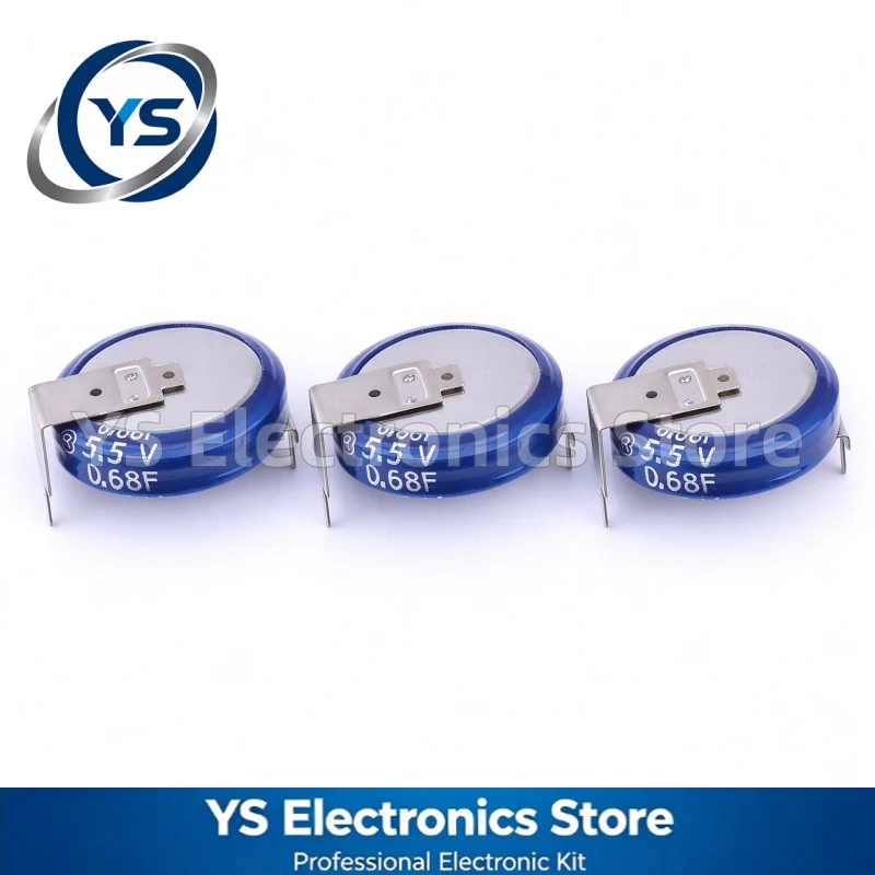 5pcs/lot 5.5V 0.68F H Type Terminal CDA CEN5R5684HF-ZG CEN Series Super Capacitor Ultra Farad Capacitors New High Quality