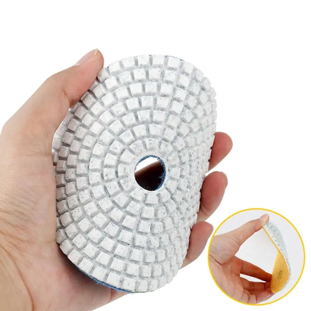 

10PCS 100mm 4" Diamond Polishing Pad Sharp Soft Flexible Sanding Disc High Efficiency Wear-resistant Wet Polishing Pad