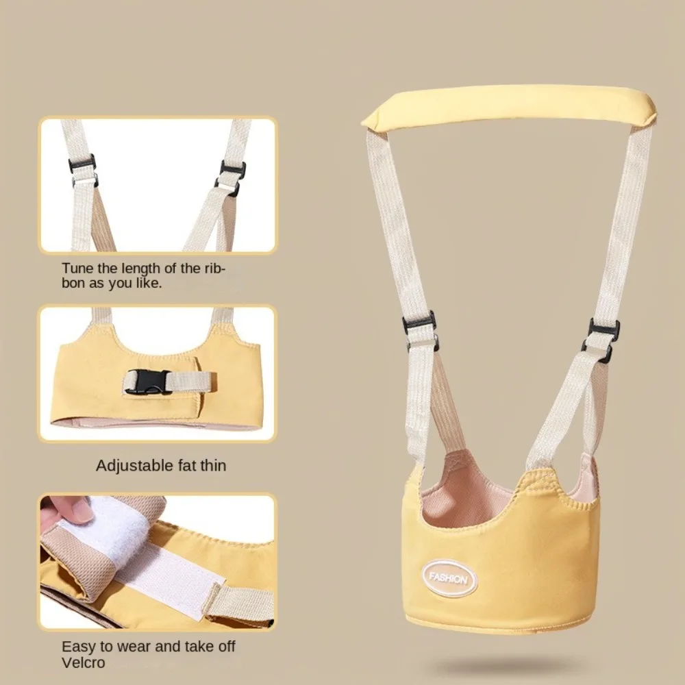 

Регулируемый детский ремень для ходунков, ручной многофункциональный ремень для ходьбы для младенцев, безопасный однотонный ремень для помощи ходьбы