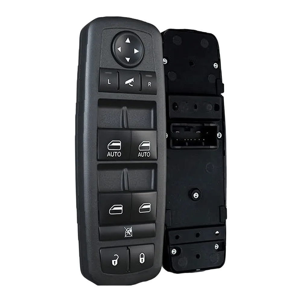 Window Regulator Switch Assembly 68271208AB Black ABS Plastic Door Control Button For Jeep For Cherokee 2.4L 3.2L 2.0L 2019 2