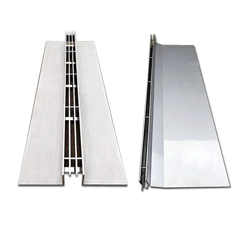 304 Stainless Steel Linear Gutter Finished Gutter Cover Kitchen Sewer Gutter Sink