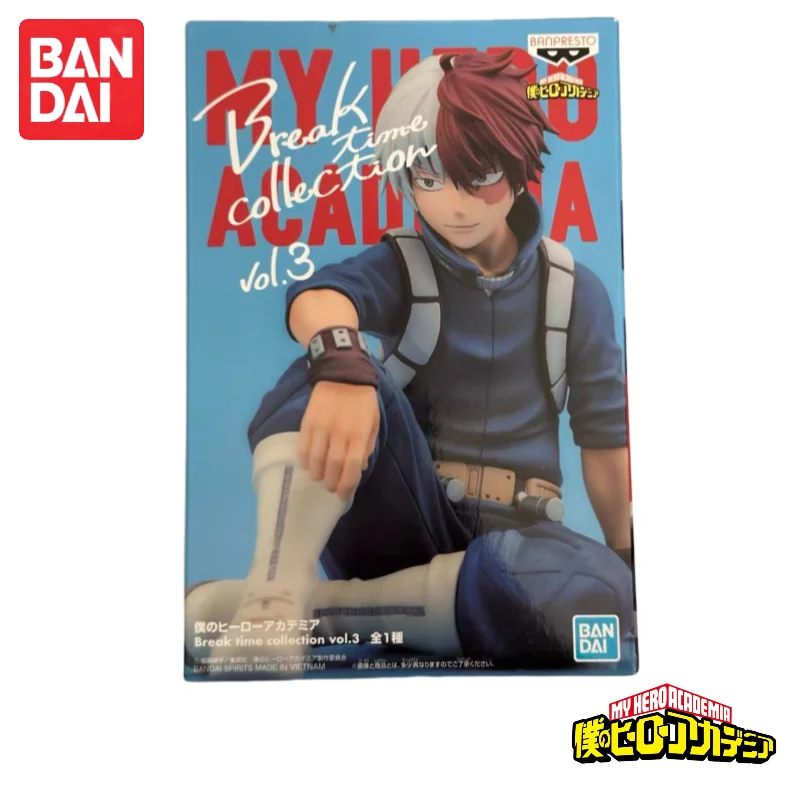 

In Stock Original Bandai Banpresto My Hero Academia Break Time Collection Todoroki Shoto Vol.3 Prizes Garage Kit Model Static
