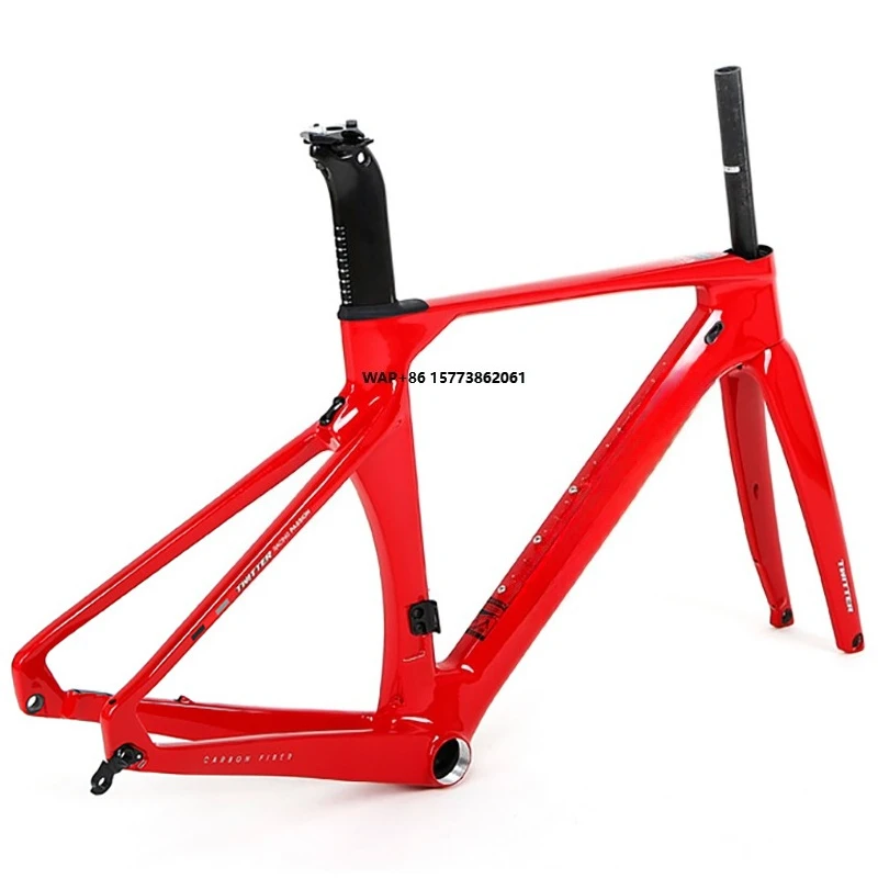 

R10 Carbon Fiber Road Vehicle Frame Disc Brake Bicycle Frame 700C Pneumatic Wind Breaking Racing Frame