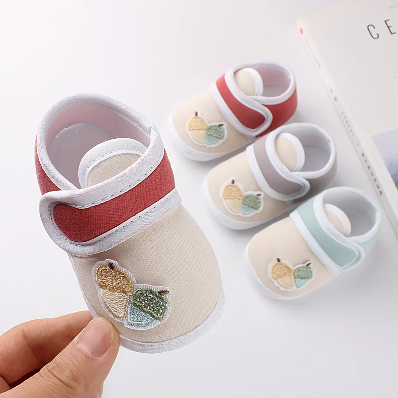 

New soft cloth-soled baby toddler spring and autumn non-slip shoes for men and women 0-1 year old