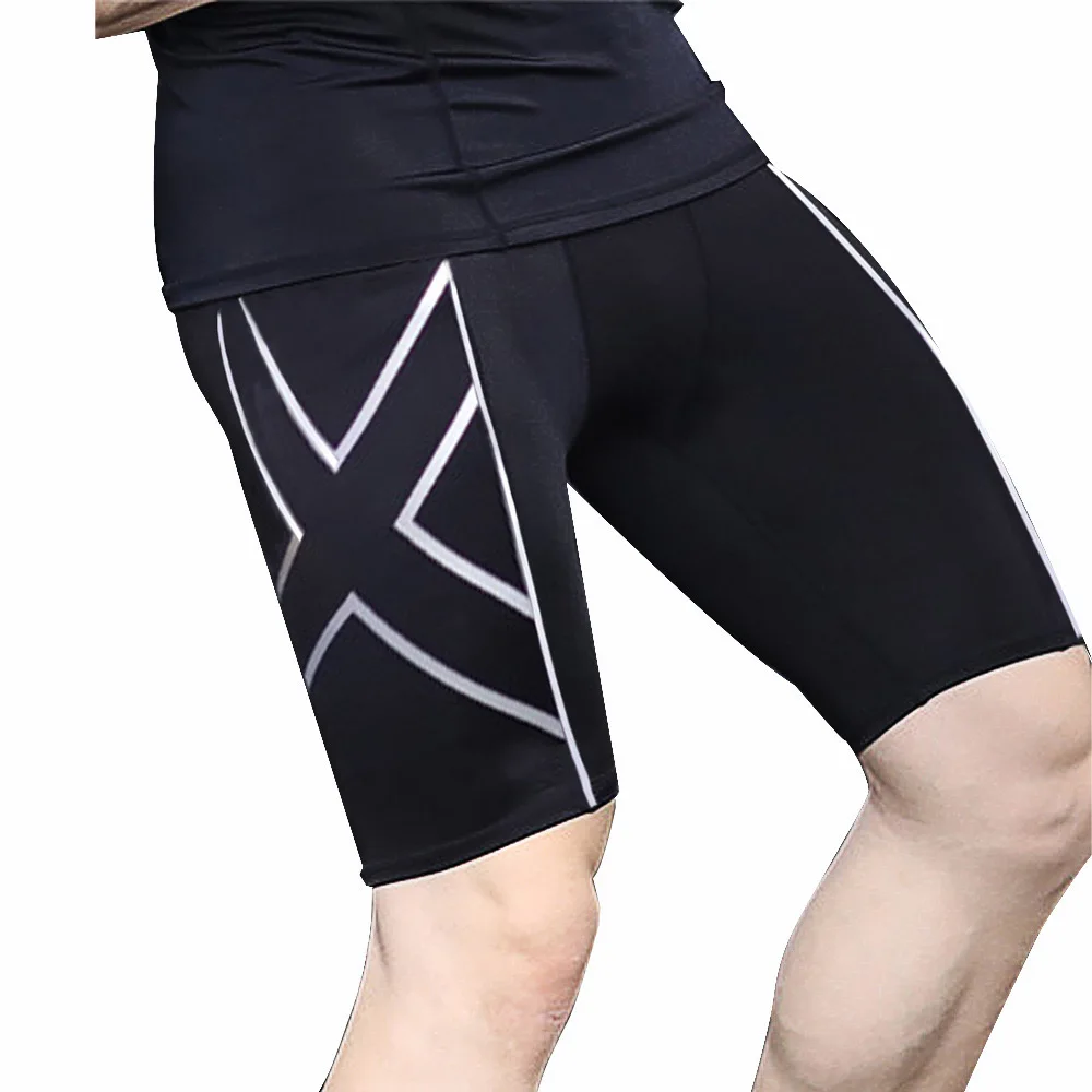 

2024 New Men's Sports Tight Fitness Outdoor Breathable Quick Drying Running and Cycling Shorts