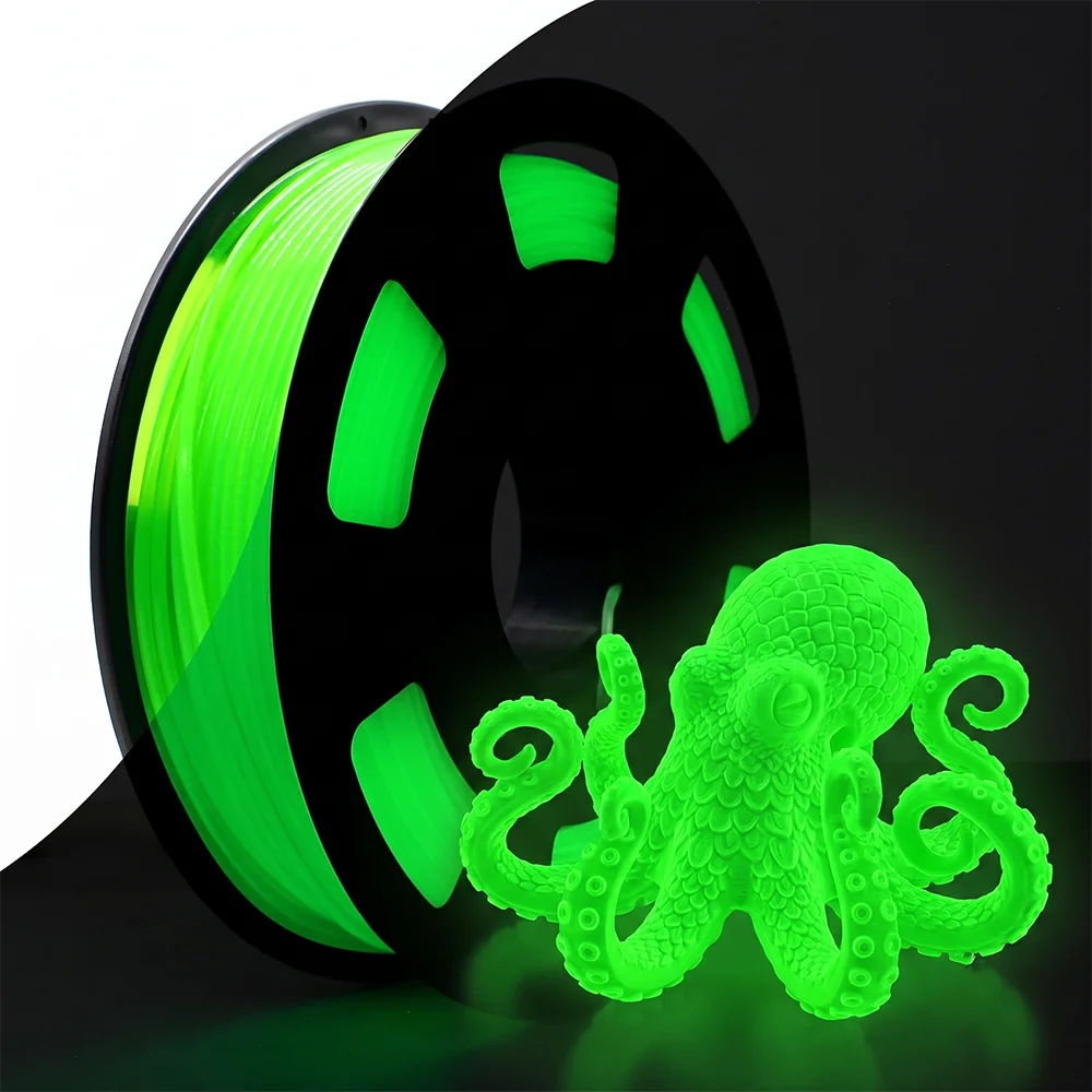 

TPU Glow in The Dark Filament 3D Printer Filament Bundle, TPU 95A, 250g, 1.75mm
