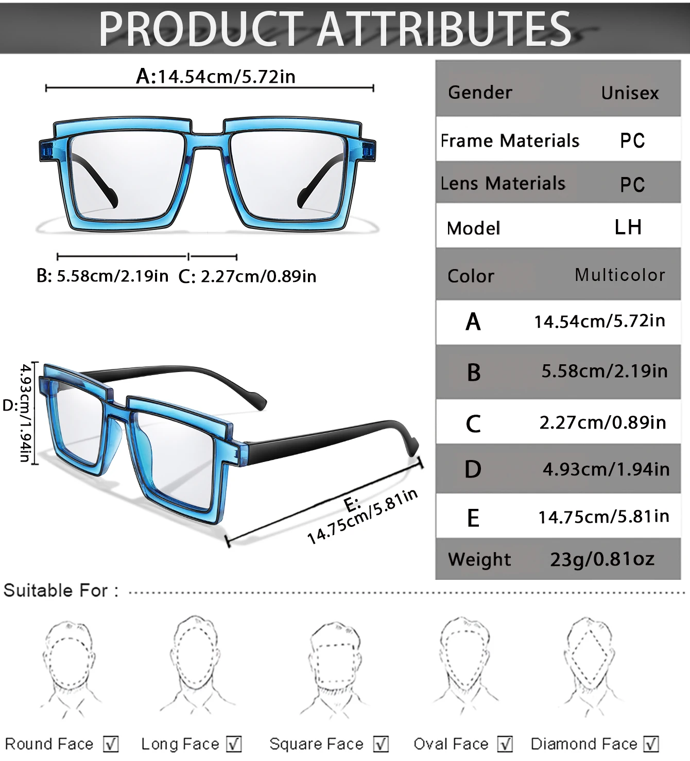3 Paar Übergroße Transparente Sonnenbrillen für Damen, Skizzenlinien-Form, für Alltagsoutfits, Angeln, Radfahren, Reisen, Strandurlaub – Detail 2