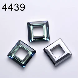(1 piece) Genuine Crystals from Austria 4439 Square Ring Loose Beads Rhinestone for DIY Jewelry Making