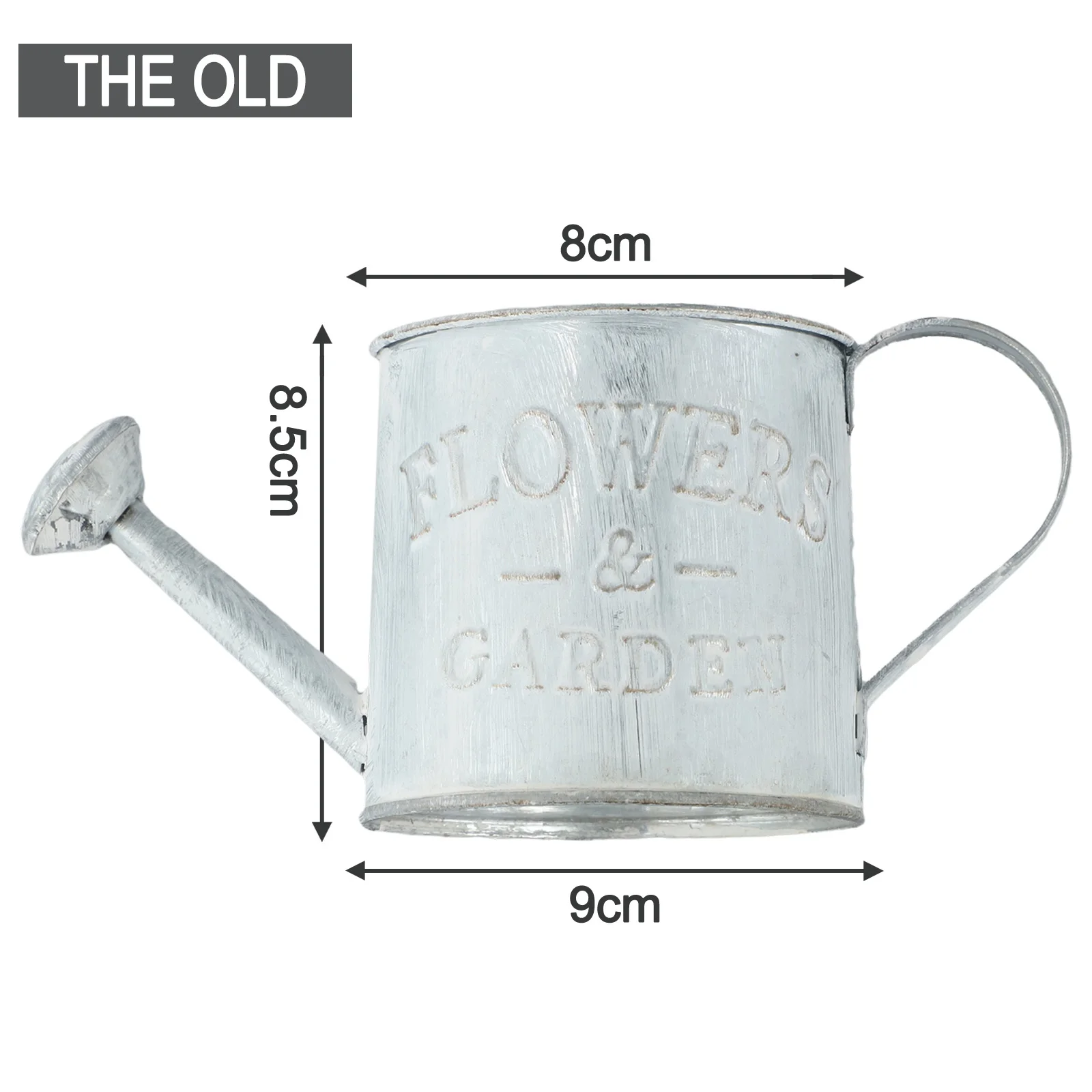 علبة سقي عتيقة غلاية زهور ، أواني زهور حديدية ، مزهرية معدنية ، دلو ماء عتيق ، وعاء رش ، ديكور حديقة منزلية