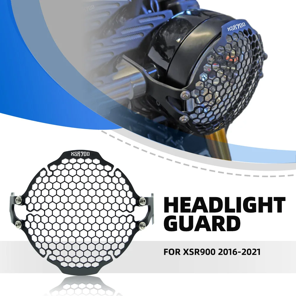 

For Yamaha XSR900 2016 2017 2018 2019 2020 2021 2021 Motorcycle Headlight Guard Shield Mesh Grille Protector Accessories XSR 900